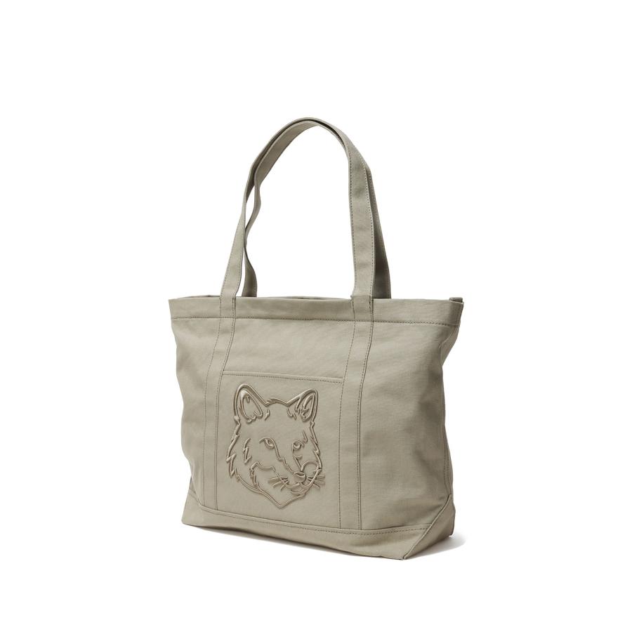 【P5倍】FOX HEAD LARGE TOTE - LAUREL GREEN (LW05104WW0107) Maison Kitsune -Women-(メゾンキツネ) |  | 02