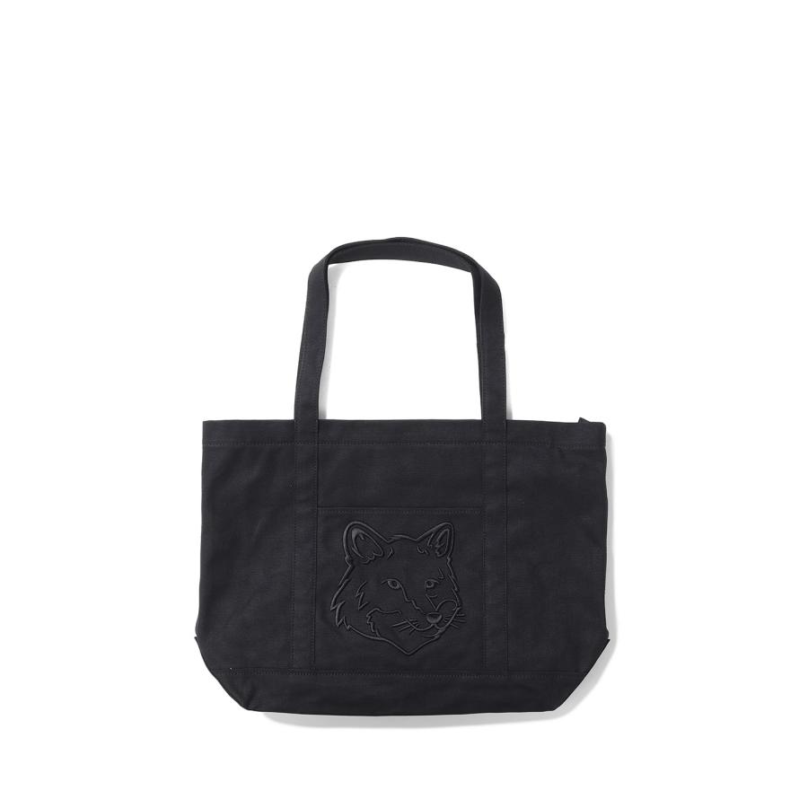 【P5倍】FOX HEAD LARGE TOTE - BLACK (LW05104WW0107) Maison Kitsune -Women-(メゾンキツネ) | 
