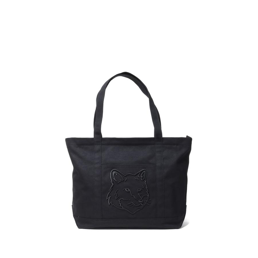 【P5倍】FOX HEAD LARGE TOTE - BLACK (LW05104WW0107) Maison Kitsune -Women-(メゾンキツネ) |  | 01