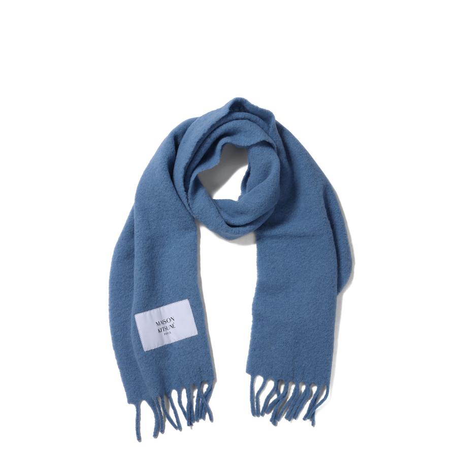 【P5倍】ALPACA SCARF - POWDER BLUE (LM06206WA0022) Maison Kitsune -Women-(メゾンキツネ) |  | 01