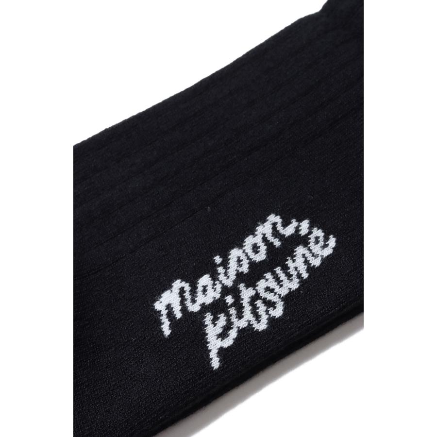 【P5倍】BABY FOX SOCKS - BLACK (PW06402KT1124) Maison Kitsune -Women-(メゾンキツネ) |  | 01
