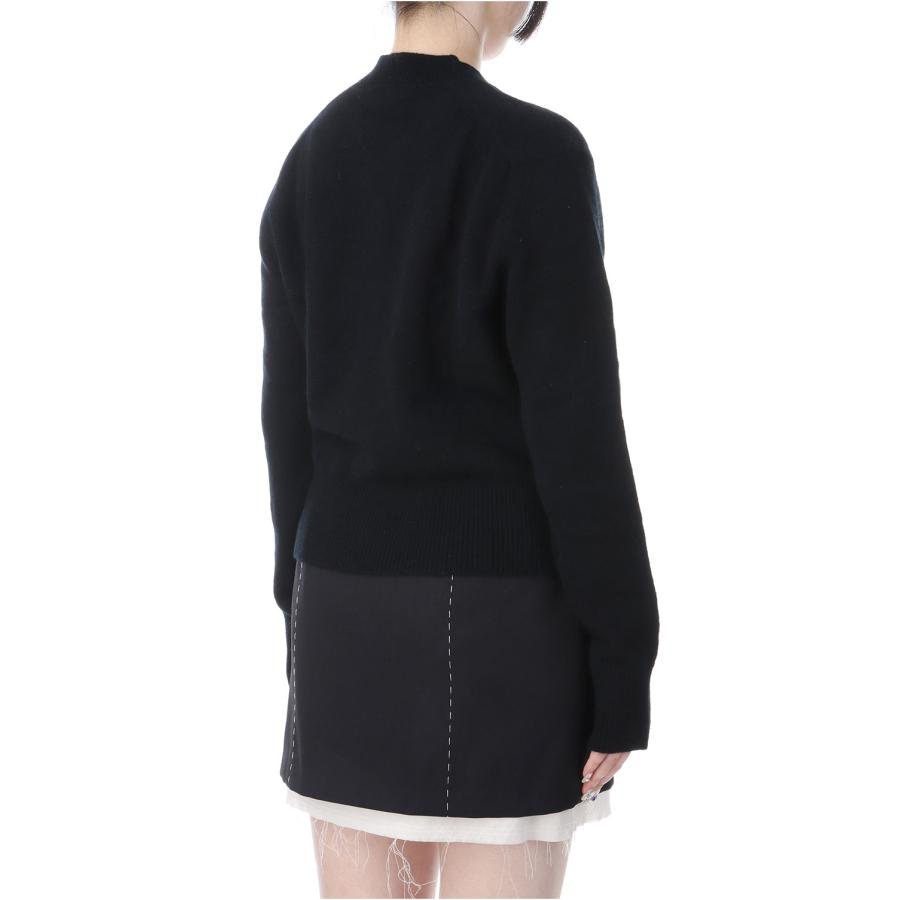 【P5倍】BABY FOX LAMBSWOOL FITTED CARDIGAN - BLACK (PW00506KT1006) Maison Kitsune -Women-(メゾンキツネ) |  | 02
