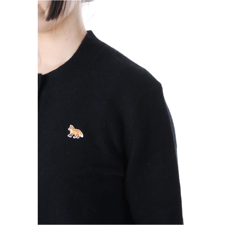 【P5倍】BABY FOX LAMBSWOOL FITTED CARDIGAN - BLACK (PW00506KT1006) Maison Kitsune -Women-(メゾンキツネ) |  | 05
