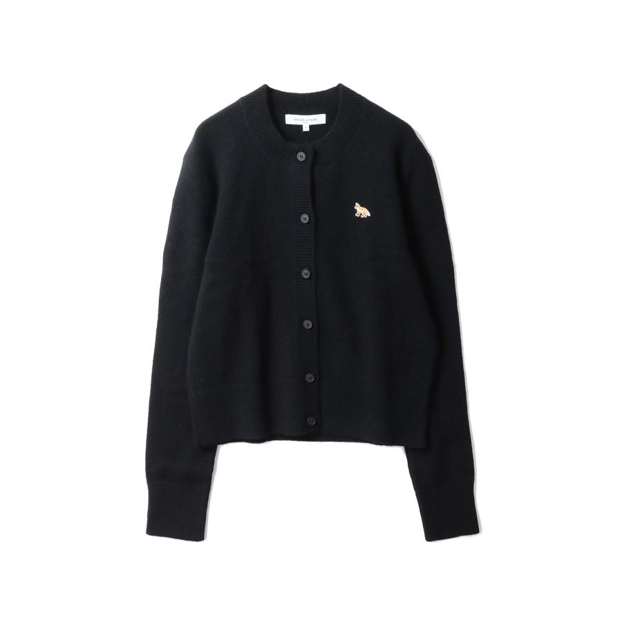 【P5倍】BABY FOX LAMBSWOOL FITTED CARDIGAN - BLACK (PW00506KT1006) Maison Kitsune -Women-(メゾンキツネ) |  | 05