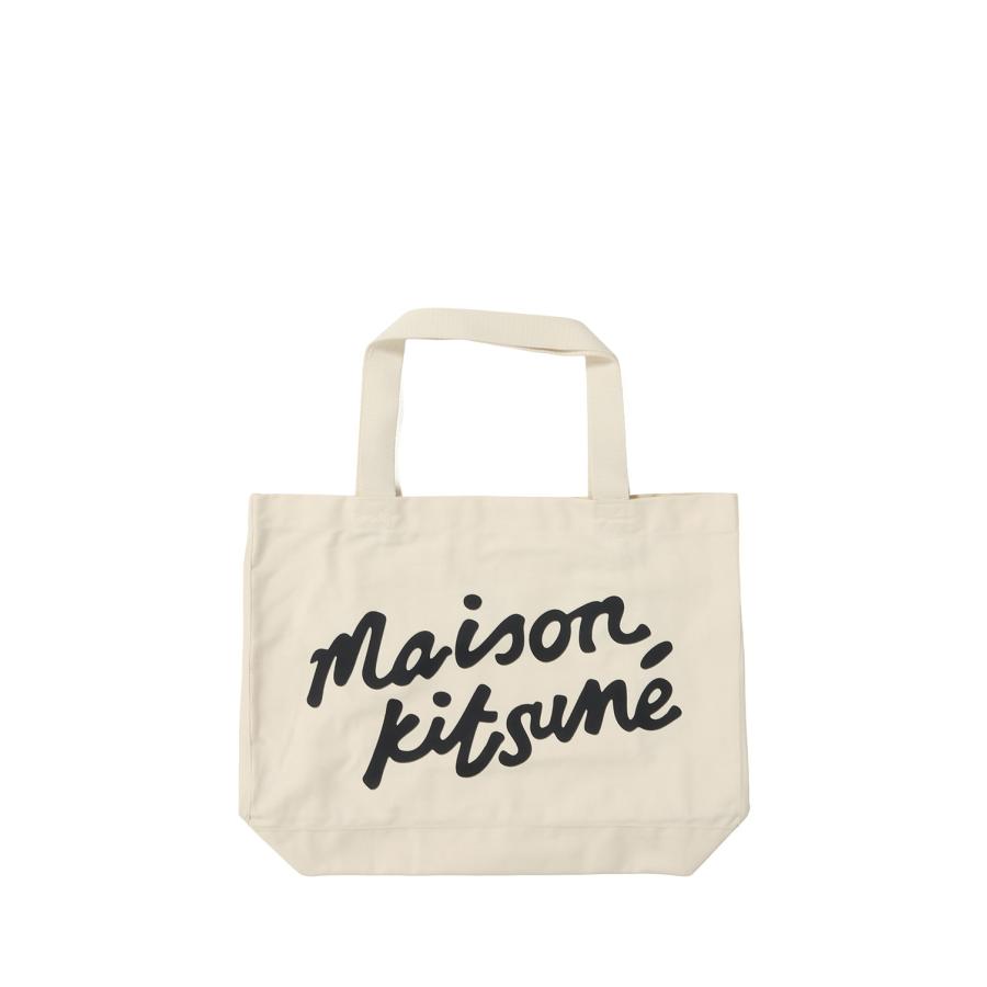 MAISON KITSUNE HANDWRITING TOTE - ECRU (PW05124WW9042) Maison Kitsune -Women-(メゾンキツネ) | 