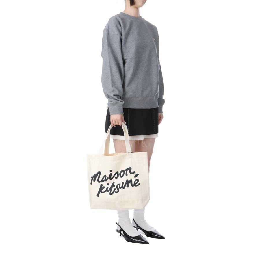 MAISON KITSUNE HANDWRITING TOTE - ECRU (PW05124WW9042) Maison Kitsune -Women-(メゾンキツネ) |  | 02