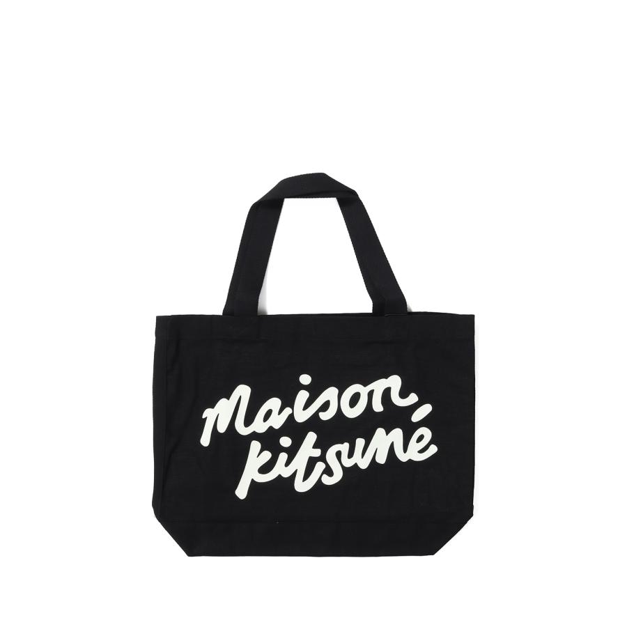 MAISON KITSUNE HANDWRITING TOTE - BLACK (PW05124WW9042) Maison Kitsune -Women-(メゾンキツネ) | 