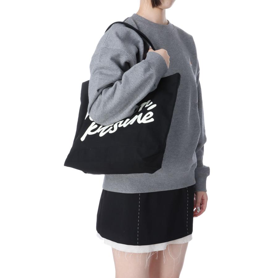 MAISON KITSUNE HANDWRITING TOTE - BLACK (PW05124WW9042) Maison Kitsune -Women-(メゾンキツネ) |  | 04