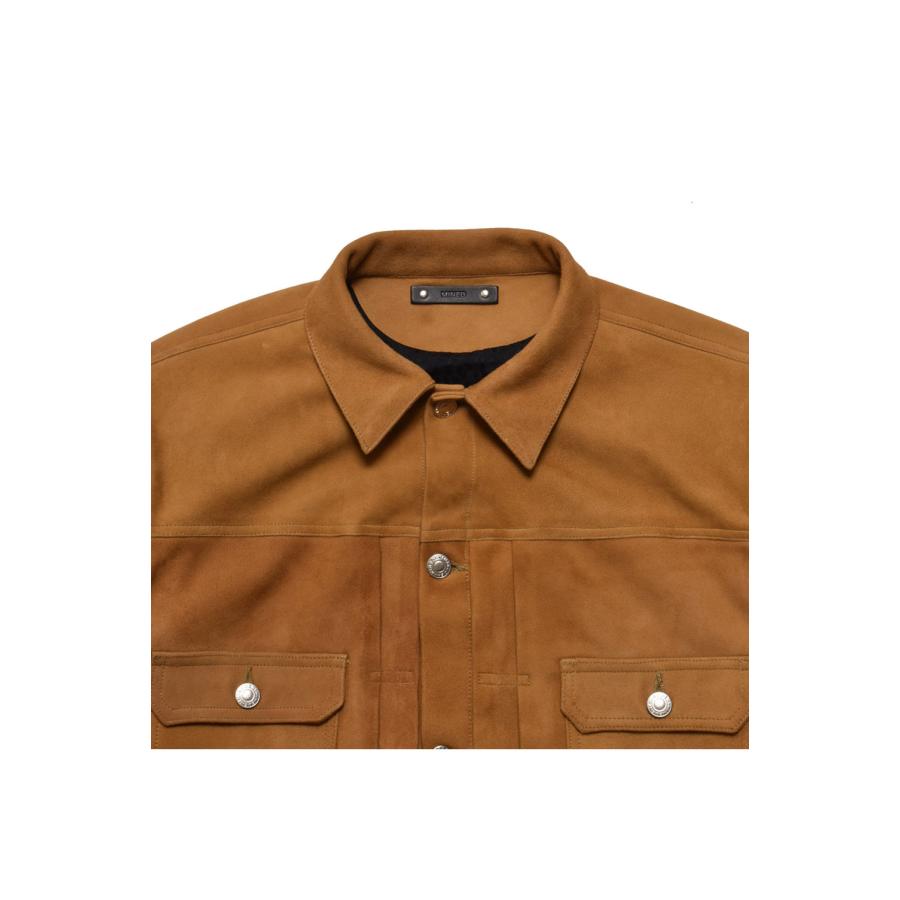 【P2倍 / SALE】Sheep Suede Trucker JKT - CML (2509-8003) Minedenim(マインデニム) |  | 02