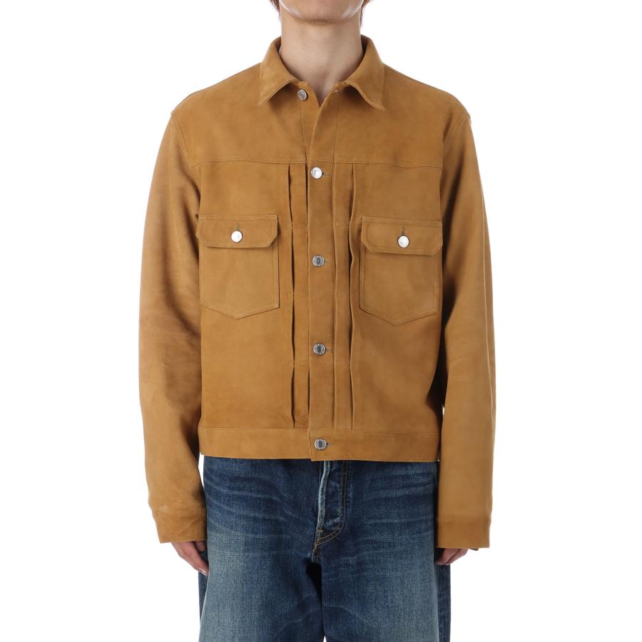 【P2倍 / SALE】Sheep Suede Trucker JKT - CML (2509-8003) Minedenim(マインデニム) |  | 08
