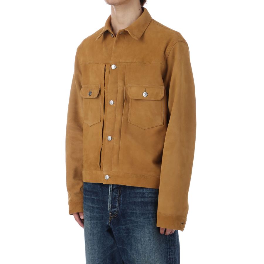 【P2倍 / SALE】Sheep Suede Trucker JKT - CML (2509-8003) Minedenim(マインデニム) |  | 09