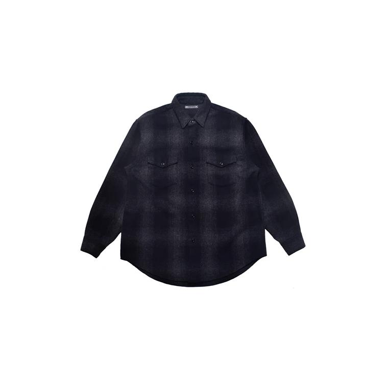 Wool Flannel Ombre Work SH - BLT (2510-5003) Minedenim(マインデニム) | 