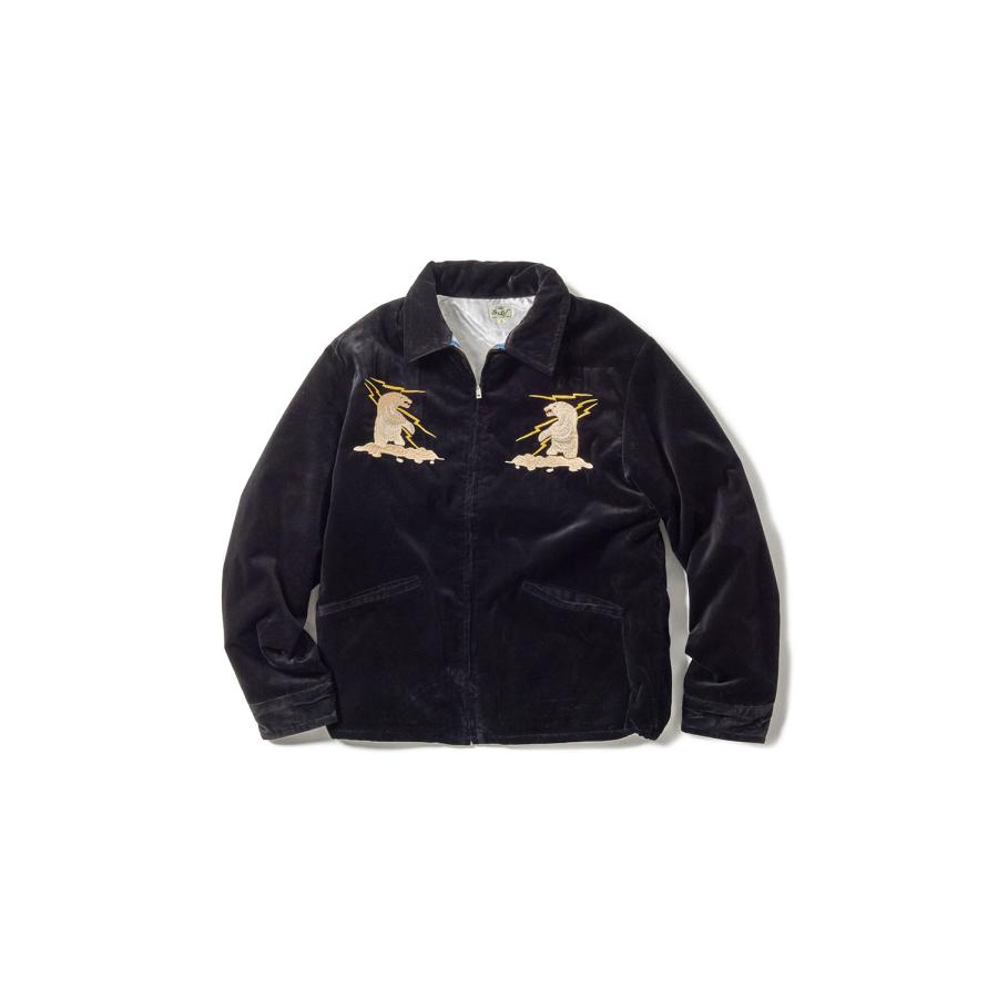 【P5倍 / SALE】VELVETEEN ALASKA JACKET - BLACK (GL15678) Gold(ゴールド) |  | 08