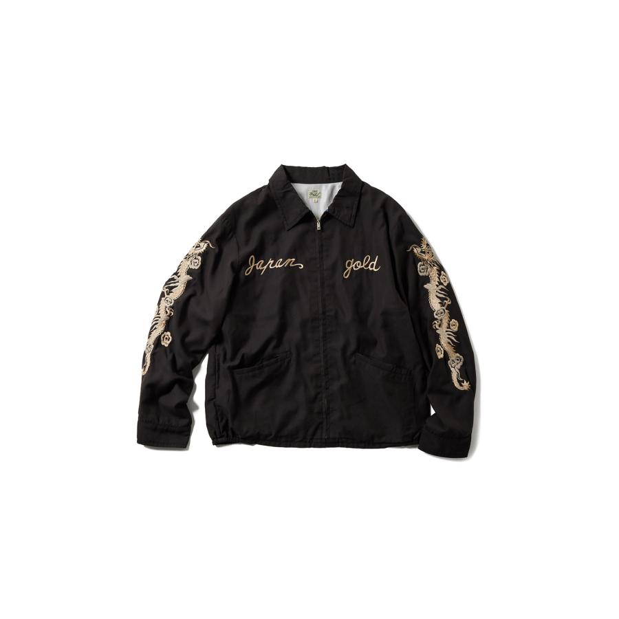 P5倍 / SALE】SKULL JACKET AGED MODEL - BLACK (GL15727) Gold