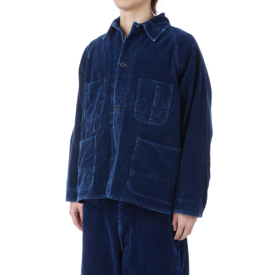 9W INDIGO CORDUROY WORK COAT - NAVY (GL15739) Gold(ゴールド) |  | 01
