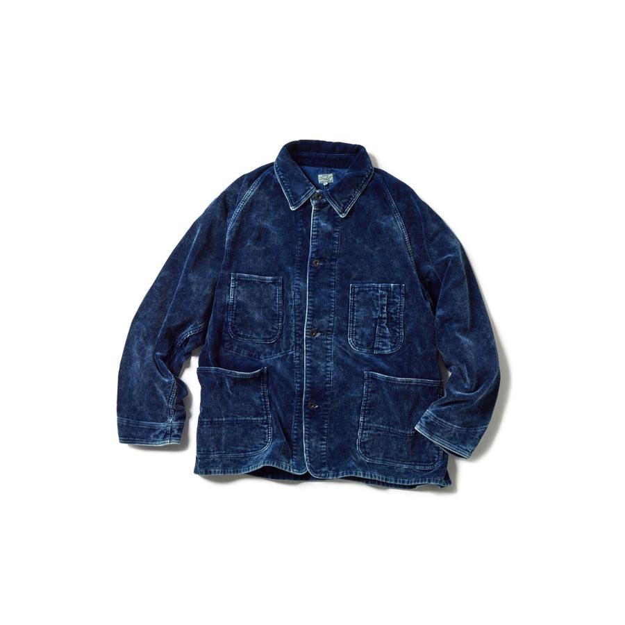 9W INDIGO CORDUROY WORK COAT - NAVY (GL15739) Gold(ゴールド) |  | 07