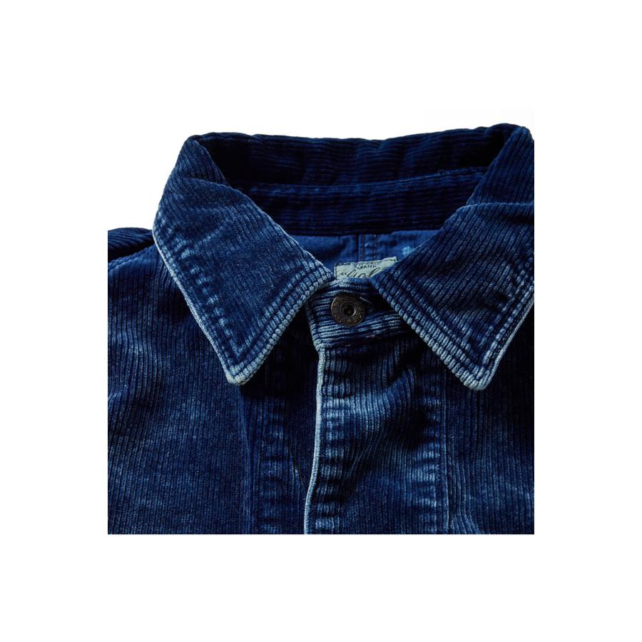 9W INDIGO CORDUROY WORK COAT - NAVY (GL15739) Gold(ゴールド) |  | 09