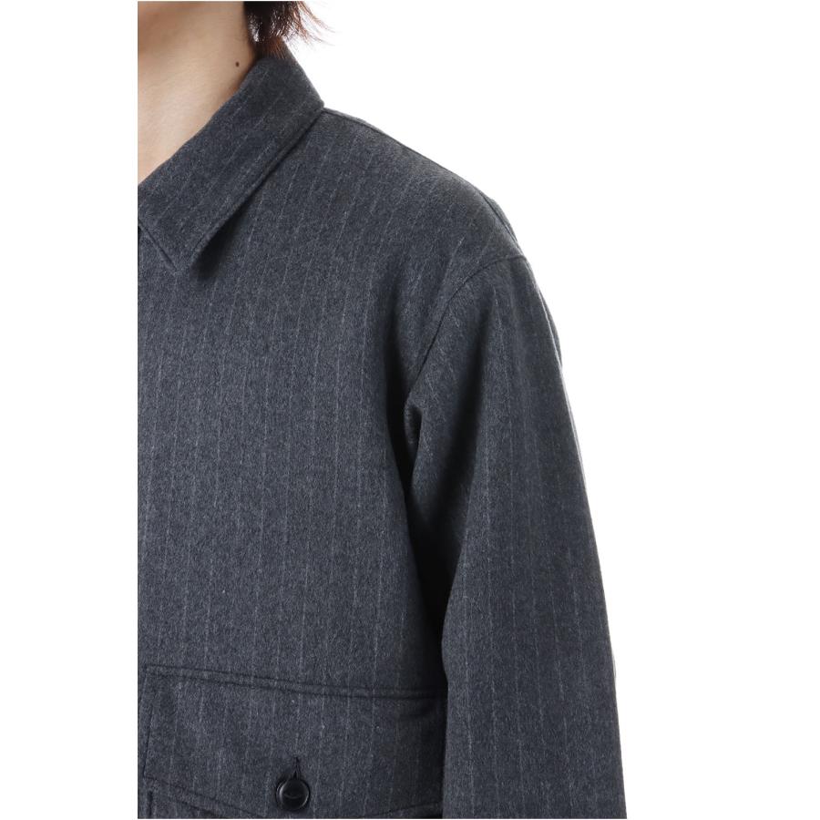 【SALE】Super 160's WOOL HERRINGBONE MOSSER SPORTS JACKET - GRAY (GL15730) Gold(ゴールド) |  | 04