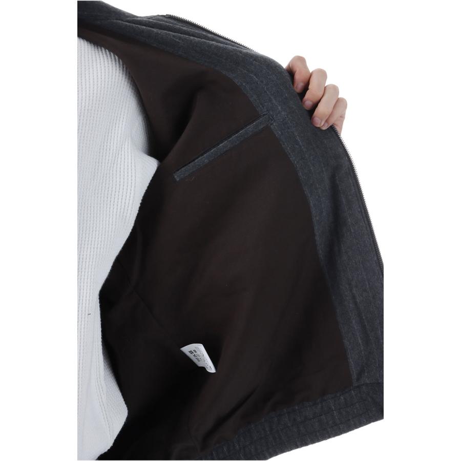 【SALE】Super 160's WOOL HERRINGBONE MOSSER SPORTS JACKET - GRAY (GL15730) Gold(ゴールド) |  | 05