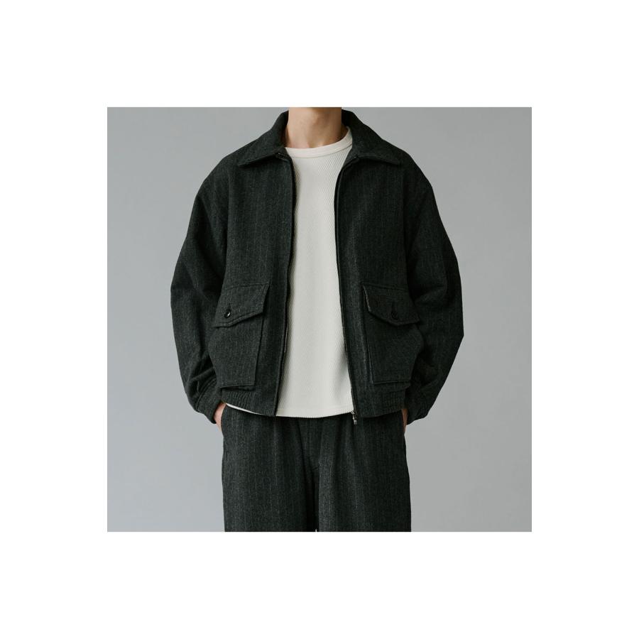 【SALE】Super 160's WOOL HERRINGBONE MOSSER SPORTS JACKET - BLACK (GL15730) Gold(ゴールド) |  | 10