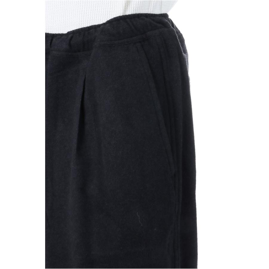 【SALE】Super 160's WOOL HERRINGBONE MOSSER 1TUCK EASY PANTS - BLACK (GL42576) Gold(ゴールド) |  | 04