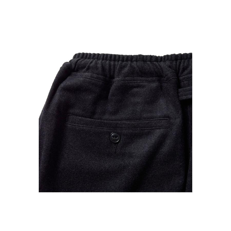 【SALE】Super 160's WOOL HERRINGBONE MOSSER 1TUCK EASY PANTS - BLACK (GL42576) Gold(ゴールド) |  | 08