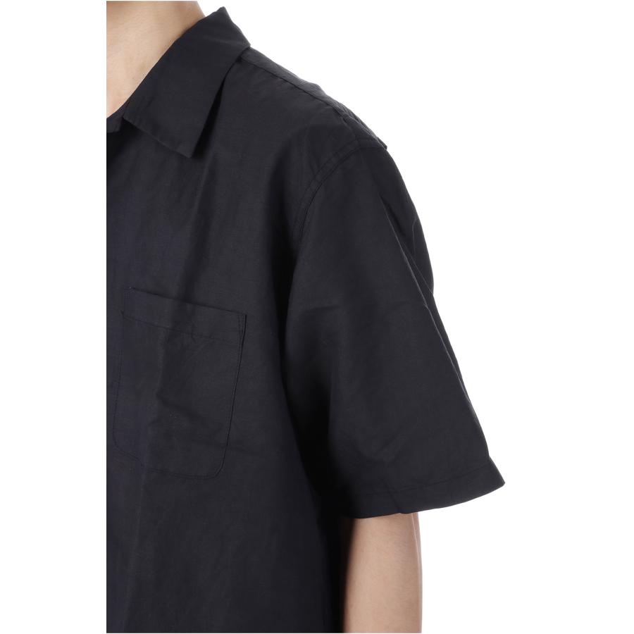 【P5倍 / SALE】COTTON / RAMIE BROAD OPEN SHIRT - BLACK (GL39539) Gold(ゴールド) |  | 03