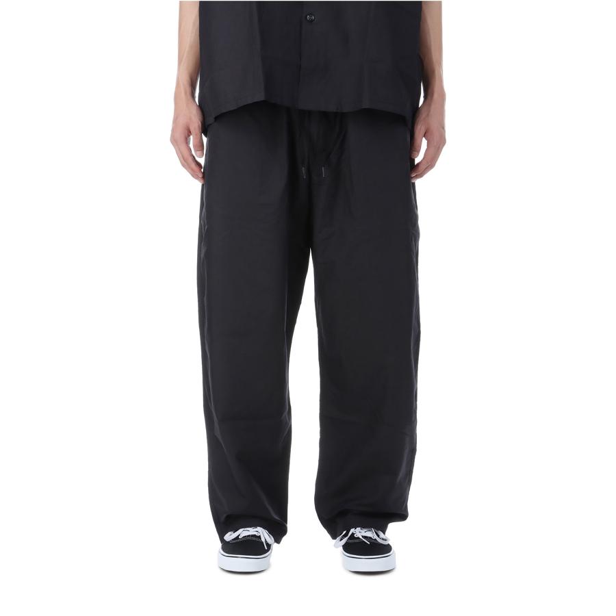 【P5倍 / SALE】COTTON / RAMIE BROAD EASY PANTS - BLACK (GL42571) Gold(ゴールド) | 