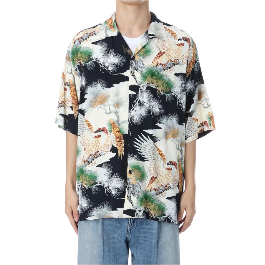 【P5倍】ALOHA SHIRT KING OF THE SKY - BLACK (GL39545) Gold(ゴールド) | 