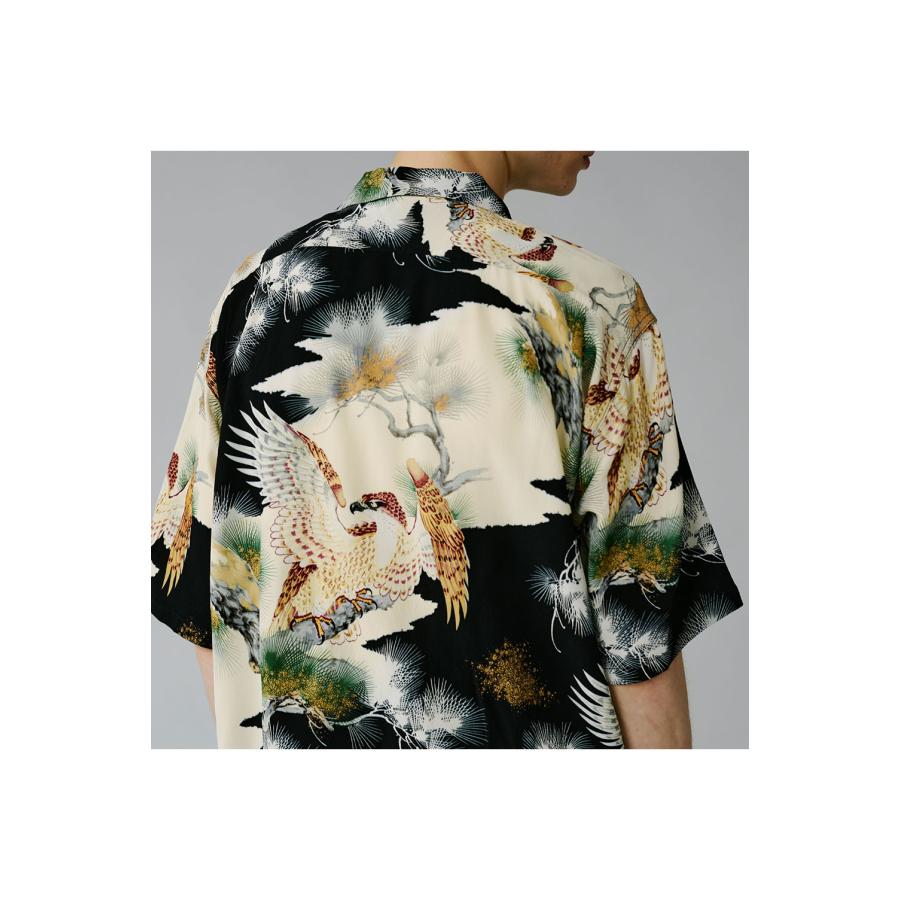 【P5倍】ALOHA SHIRT KING OF THE SKY - BLACK (GL39545) Gold(ゴールド) |  | 08