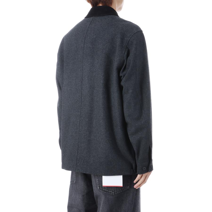 【P5倍 / SALE】Santiago Cashmere Work Jacket - Heather Charcoal (AOEFJK011) ANOTHER OFFICE(アナザー・オフィス) |  | 02