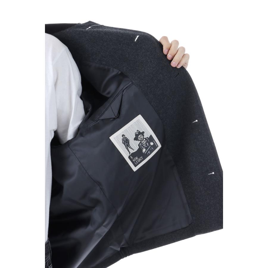 【P5倍 / SALE】Santiago Cashmere Work Jacket - Heather Charcoal (AOEFJK011) ANOTHER OFFICE(アナザー・オフィス) |  | 05