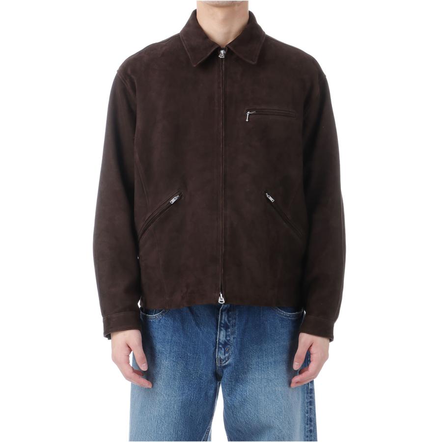 【SALE】Leather Work Jacket - Dark Brown (AOEWLJ004) ANOTHER OFFICE(アナザー・オフィス) | 