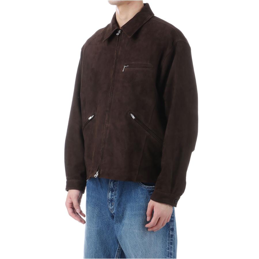 【SALE】Leather Work Jacket - Dark Brown (AOEWLJ004) ANOTHER OFFICE(アナザー・オフィス) |  | 01