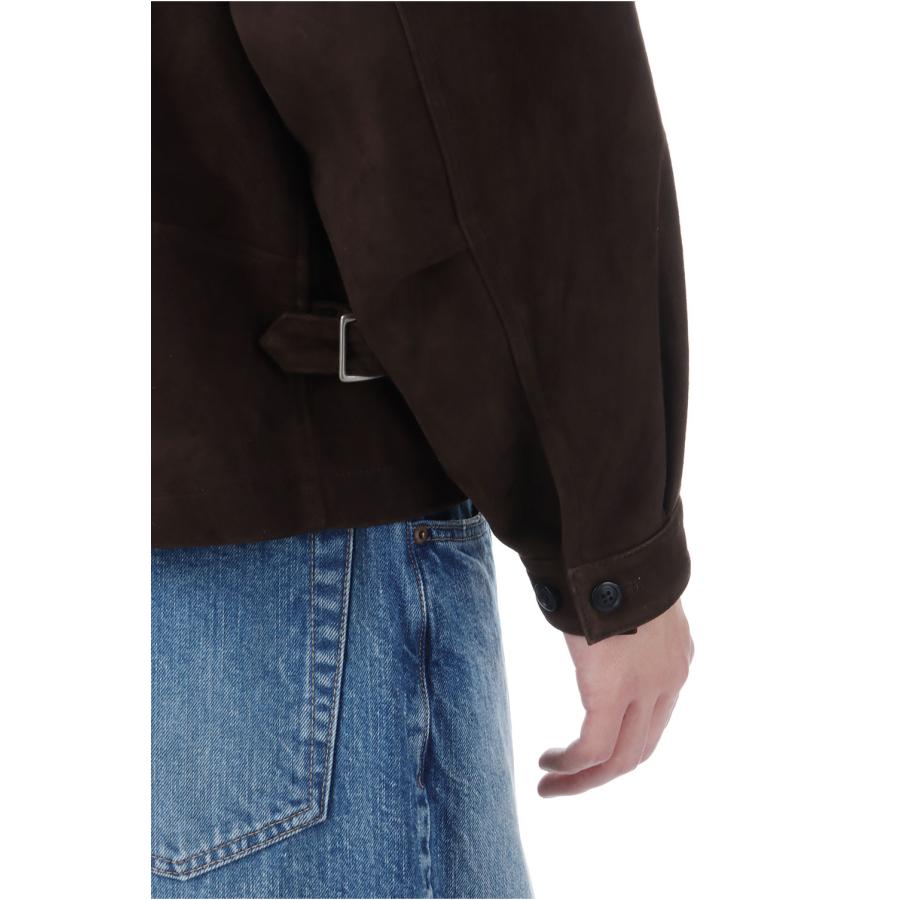 【SALE】Leather Work Jacket - Dark Brown (AOEWLJ004) ANOTHER OFFICE(アナザー・オフィス) |  | 03