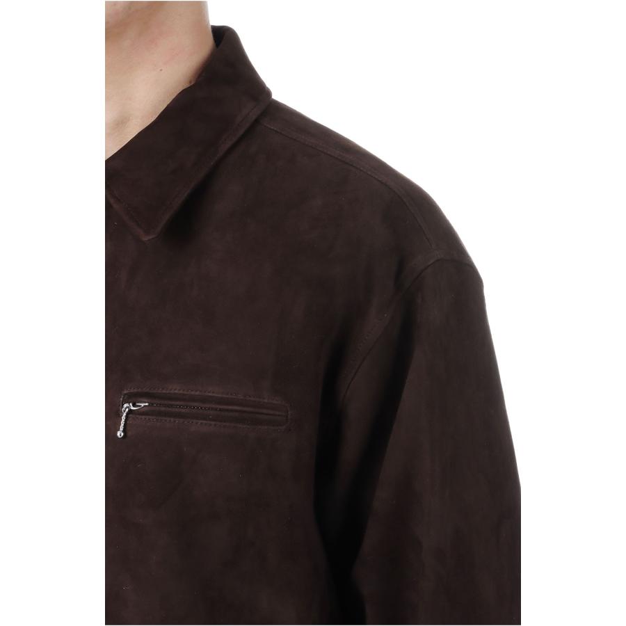 【SALE】Leather Work Jacket - Dark Brown (AOEWLJ004) ANOTHER OFFICE(アナザー・オフィス) |  | 04