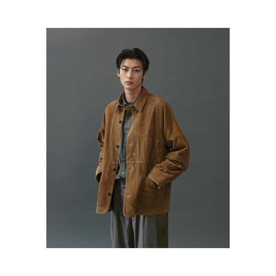 【P5倍 / SALE】Leather Coverall Jacket - Camel (AOEWLJ003) ANOTHER OFFICE(アナザー・オフィス) |  | 10