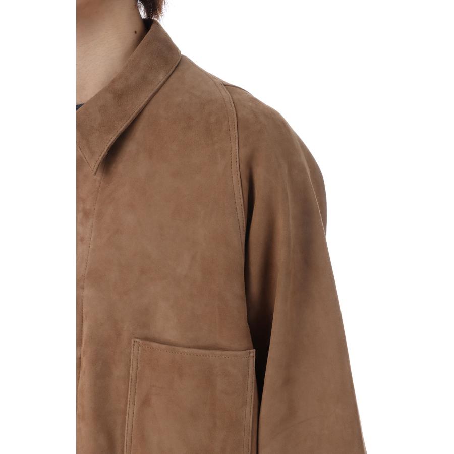 【P5倍 / SALE】Leather Coverall Jacket - Camel (AOEWLJ003) ANOTHER OFFICE(アナザー・オフィス) |  | 03