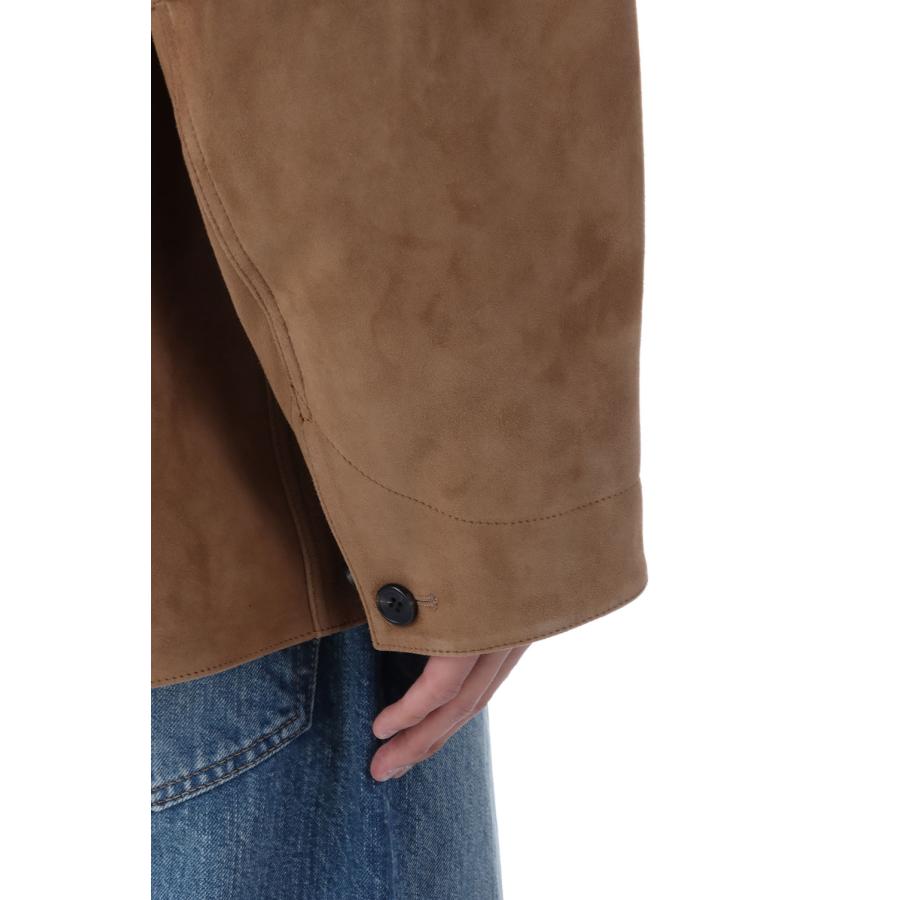 【P5倍 / SALE】Leather Coverall Jacket - Camel (AOEWLJ003) ANOTHER OFFICE(アナザー・オフィス) |  | 04