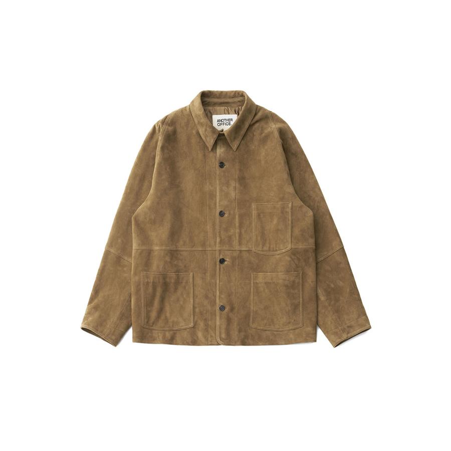 【P5倍 / SALE】Leather Coverall Jacket - Camel (AOEWLJ003) ANOTHER OFFICE(アナザー・オフィス) |  | 05