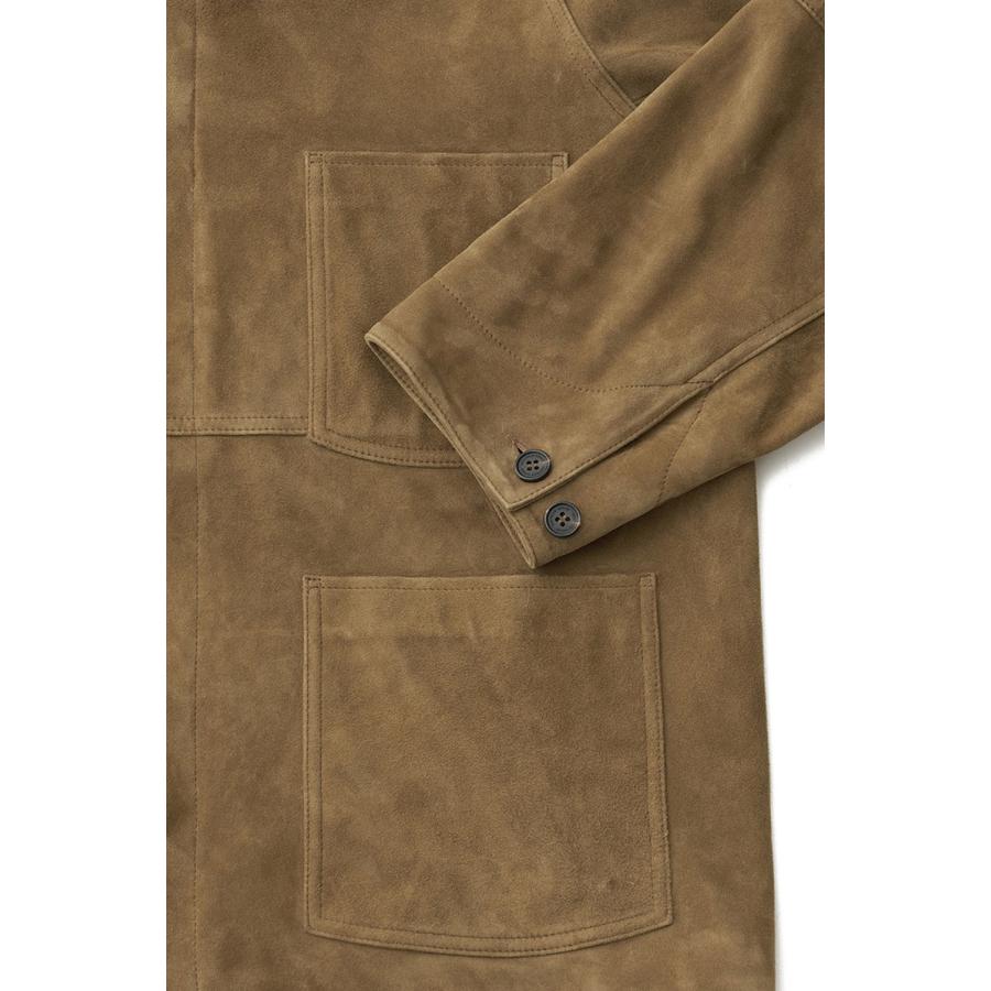 【P5倍 / SALE】Leather Coverall Jacket - Camel (AOEWLJ003) ANOTHER OFFICE(アナザー・オフィス) |  | 08