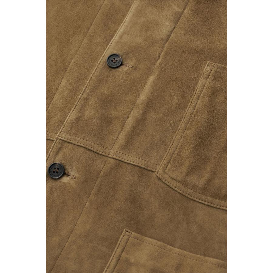 【P5倍 / SALE】Leather Coverall Jacket - Camel (AOEWLJ003) ANOTHER OFFICE(アナザー・オフィス) |  | 09