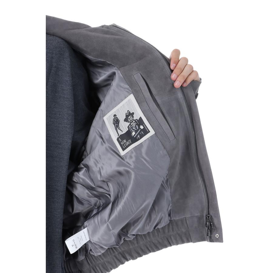 【P5倍 / SALE】Leather Habana Blouson - Concrete (AOEWLJ002) ANOTHER OFFICE(アナザー・オフィス) |  | 05