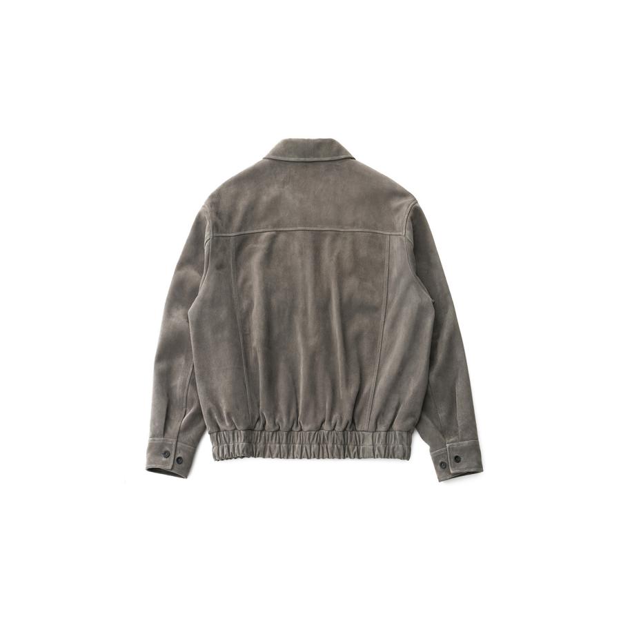 【P5倍 / SALE】Leather Habana Blouson - Concrete (AOEWLJ002) ANOTHER OFFICE(アナザー・オフィス) |  | 07