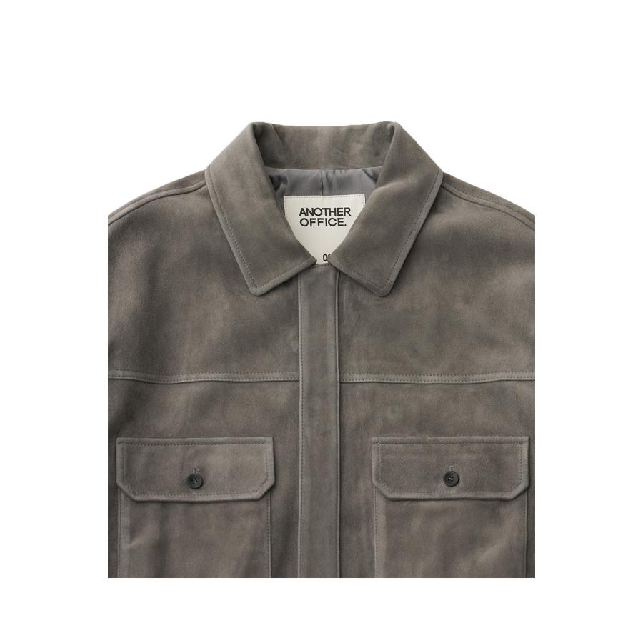 【P5倍 / SALE】Leather Habana Blouson - Concrete (AOEWLJ002) ANOTHER OFFICE(アナザー・オフィス) |  | 08