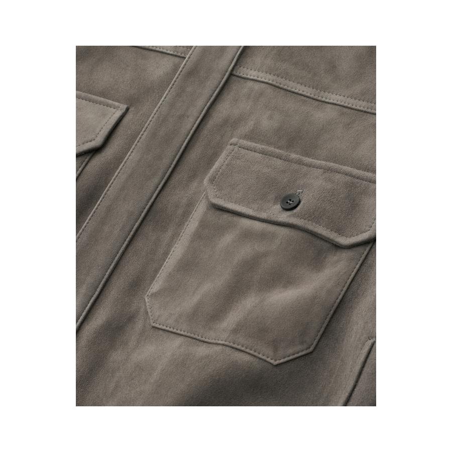 【P5倍 / SALE】Leather Habana Blouson - Concrete (AOEWLJ002) ANOTHER OFFICE(アナザー・オフィス) |  | 09