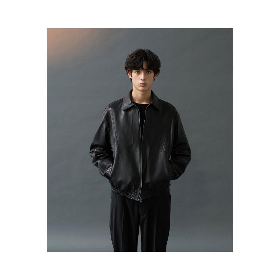 【P5倍 / SALE】Lambskin Utility Blouson - Black (AOEWLJ001) ANOTHER OFFICE(アナザー・オフィス) |  | 10