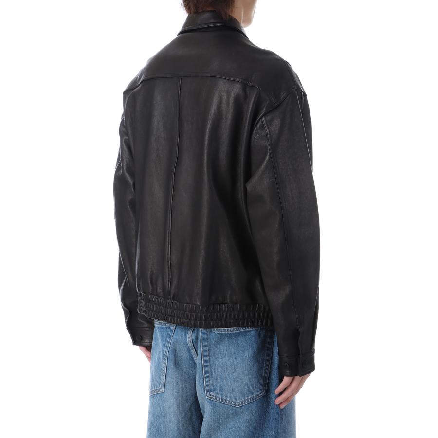 【P5倍 / SALE】Lambskin Utility Blouson - Black (AOEWLJ001) ANOTHER OFFICE(アナザー・オフィス) |  | 02