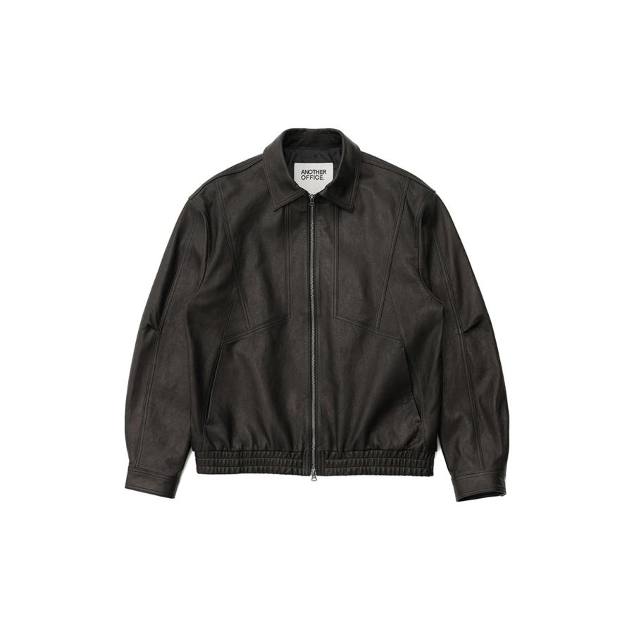 【P5倍 / SALE】Lambskin Utility Blouson - Black (AOEWLJ001) ANOTHER OFFICE(アナザー・オフィス) |  | 06