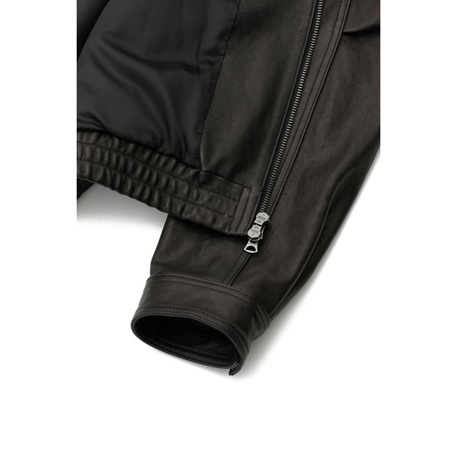 【P5倍 / SALE】Lambskin Utility Blouson - Black (AOEWLJ001) ANOTHER OFFICE(アナザー・オフィス) |  | 08